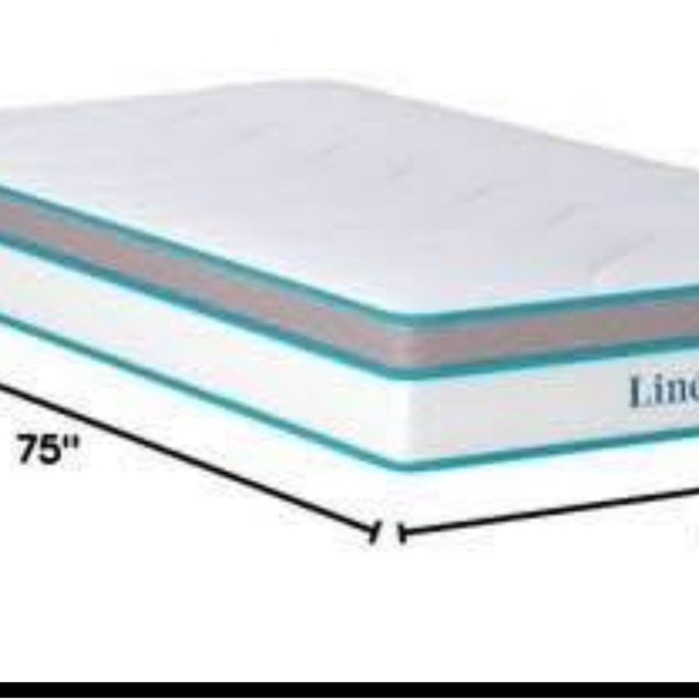 White and Gray Mattress